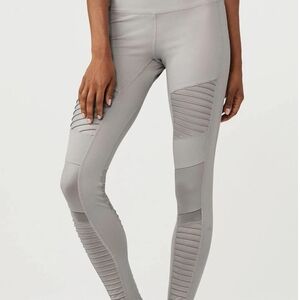 ALO Yoga Ribbed Gray Leggings